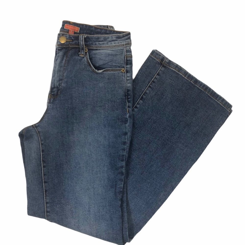 ModCloth‎ Wide Leg Medium Wash Jeans Size Small